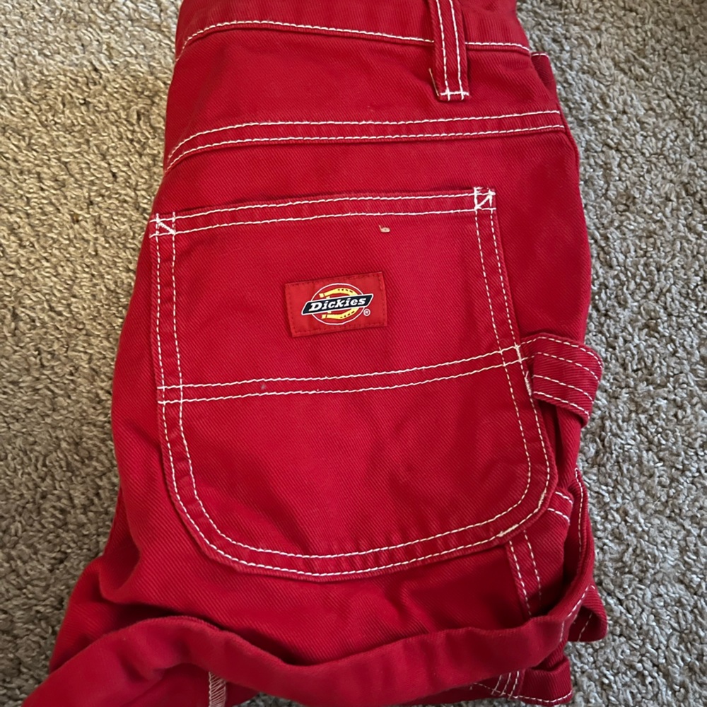 Red dickies shorts